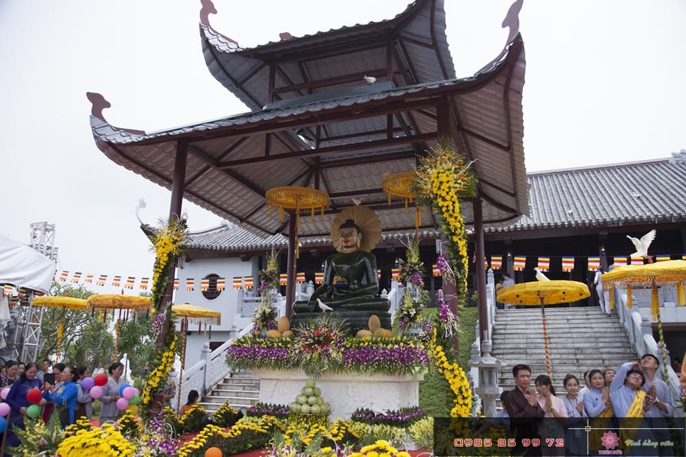 Nhân duyên hy hữu: Tượng Phật ngọc hoà bình thế giới đến Phú Thọ