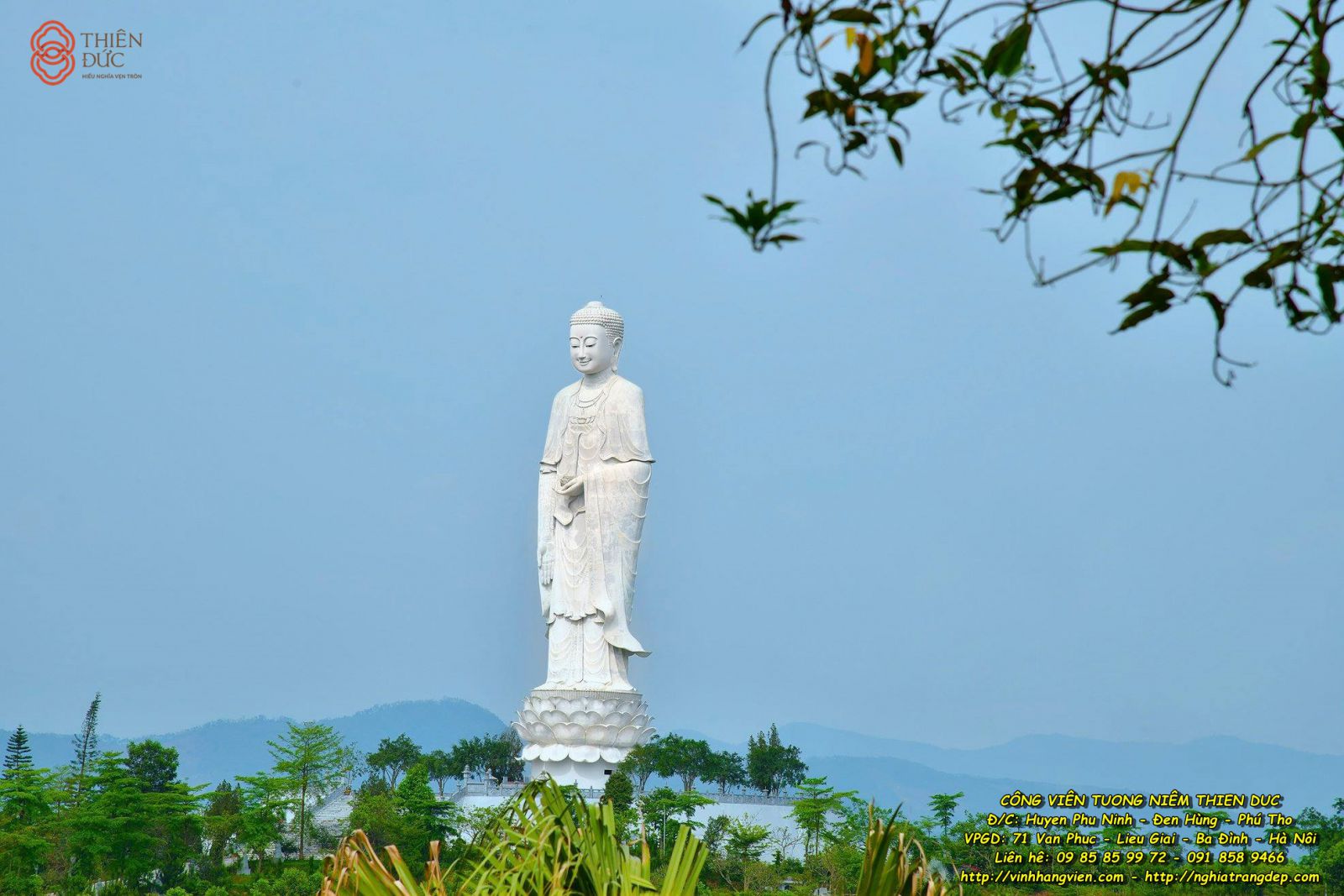 Tượng Phật A DI ĐÀ - Công viên Thiên Đức 